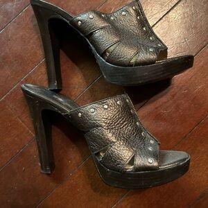 Michael Kors Bronze Studded Heels